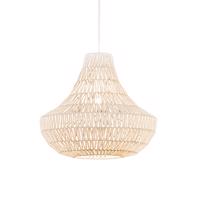 Retro závesná lampa biela 50 cm - Lina Cono 50