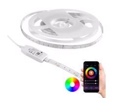 RGB LED Stmievateľný vonkajší pásik Wi-fi LED/6,5W/230V IP65 2 m Tuya