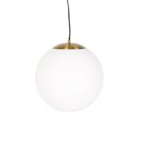 Škandinávska závesná lampa opálové sklo 40 cm - Ball 40