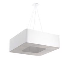 SL.0783 - Luster na lanku URANO 8xE27/60W/230V 60 cm biela