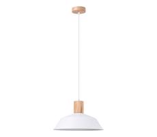 SL.1321 - Luster na lanku FANO 1xE27/15W/230V pr. 34 cm biela