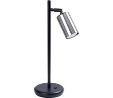 SL.1373 - Stolná lampa WINX 1xGU10/10W/230V čierna/chróm