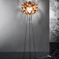 Slamp Flora – dizajnérska stojaca lampa, medená