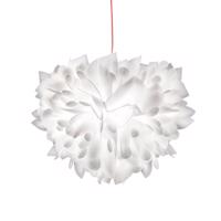 Slamp Veli Foliage závesná lampa bielo-červ. Ø45cm