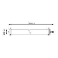 SLC Lava stropné LED svetlo z PMMA IP69