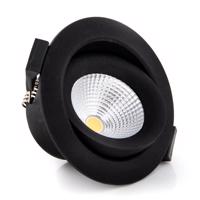 SLC One 360° LED vstavané svetlo čierne 2 700 K