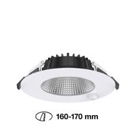 SLC Shift LED downlight Ø 18 cm biela so snímačom