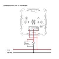 SLC SmartOne AC nástenný stmievač 250W ZigBee