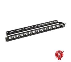 Solarix Solarix 24000100 - 19" modulárny neosadený patch panel 24 portov 1U