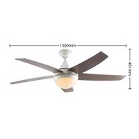 Starluna Auraya stropný ventilátor biela/dub