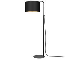 Stojacia lampa ARDEN 1xE27/60W/230V čierna/zlatá