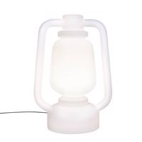 Stojacia lampa biela 110 cm IP44- Storm extra veľká