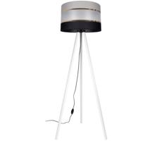 Stojacia lampa CORAL 1xE27/60W/230V biela/čierna/šedá/zlatá