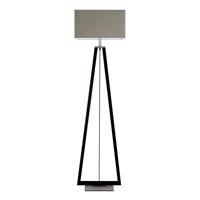 Stojacia lampa HerzBlut Bi Bob, jaseňový dub, uhlie/taupe