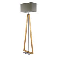 Stojacia lampa HerzBlut Bi Bob, olejovaný dub/taupe