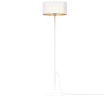 Stojacia lampa LOFT SHADE 1xE27/60W/230V biela/zlatá