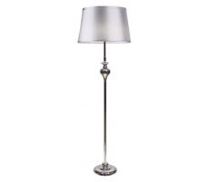 Stojacia lampa PRIMA 1xE27/60W/230V strieborná/lesklý chróm