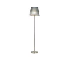 Stojacia lampa SEGIN 1xE27/60W/230V šedá/lesklý chróm