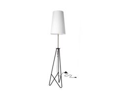 Stojacia lampa TAFLO 1xE27/60W/230V biela/čierna/zlatá