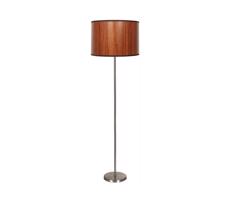 Stojacia lampa TIMBER 1xE27/60W/230V hnedá/matný chróm