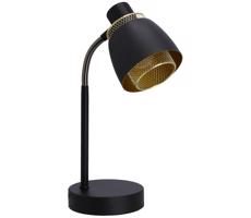 Stolná lampa ALEK 1xE14/40W/230V čierna/zlatá