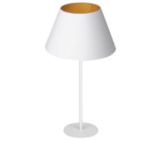 Stolná lampa ARDEN 1xE27/60W/230V pr. 30 cm biela/zlatá