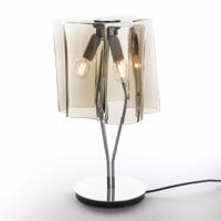 Stolná lampa Artemide Logico 44cm dymová/chróm