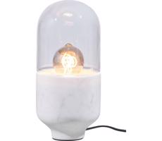 Stolná lampa ASEL 1xE27/25W/230V mramor biela