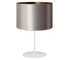 - Stolná lampa CANNES 1xE14/15W/230V 20 cm strieborná/medená/biela