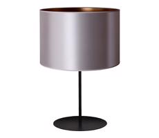 - Stolná lampa CANNES 1xE14/15W/230V pr. 20 cm strieborná/medená/čierna