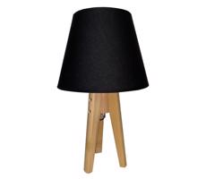 Stolná lampa CONE 1xE27/60W/230V borovica čierna