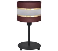 Stolná lampa HELEN 1xE27/60W/230V hnedá/čierna/zlatá