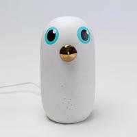 Stolná lampa KARE Birdie z porcelánu, výška 26 cm