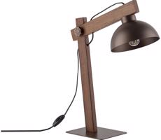 Stolná lampa OSLO 1xE27/15W/230V orech/hnedá