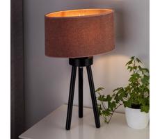 - Stolná lampa OVAL 1xE27/15W/230V pr. 30 cm ružová