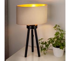 - Stolná lampa OVAL VEGAN 1xE27/15W/230V krémová