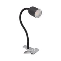 Stolná lampa s klipom TK 4561 TOP čierna