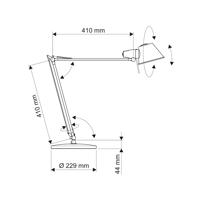 Stolná LED lampa MAULrock