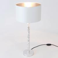 Stolová lampa Cancelliere Rotonda biela/strieborná 57 cm