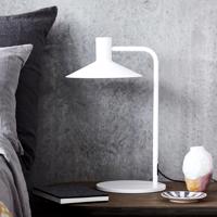 Stolová lampa FRANDSEN Minneapolis biela matná