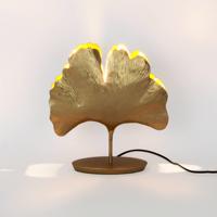 Stolová lampa Ginkgo, zlatá, 36 x 34 cm