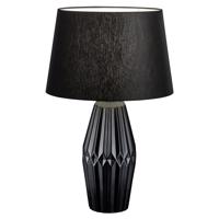 Stolová lampa Kera, textilné tienidlo, 58 cm