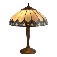 Stolová lampa Pearl v štýle Tiffany, výška 53 cm