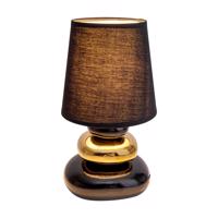 Stolová lampa Stoney, keramika a textil