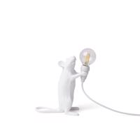 Stolová LED lampa Mouse Lamp USB stojacia biela