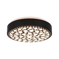 Stropné LED svetlo Chizu Ø 28,5 cm, 3 000K, čierna