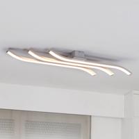 Stropné LED svietidlo Largo 3-pl. 83 cm hliník