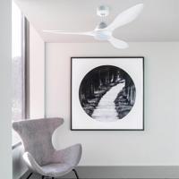 Stropný LED ventilátor Polaris L 3-lopatkový biela