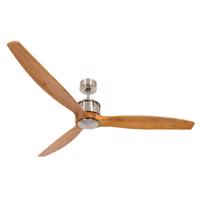 Stropný ventilátor Airfusion Akmani teak/chróm