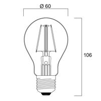 Sylvania ToLEDo Retro LED žiarovka E27 4,1 W oranžová